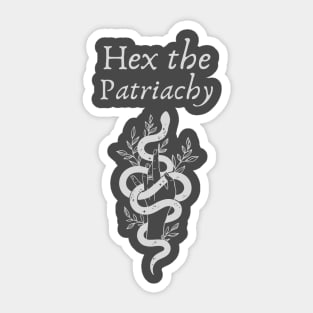Hex The Patriarchy - Snake & Hand Sticker